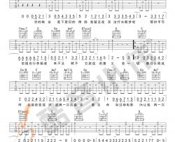 房东的猫《云烟成雨 简单版 》吉他谱(C调)-Guitar Music Score