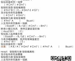 江源东《昨夜小楼又东风》吉他谱-Guitar Music Score