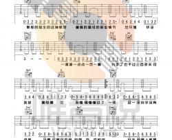 【新编】胡66《空空如也》吉他谱 Guitar Tabs