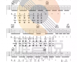 If You吉他谱_BigBang_G调原版指法_吉他弹唱教学