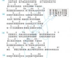 徐佳莹《不舍》吉他谱(G调)-Guitar Music Score