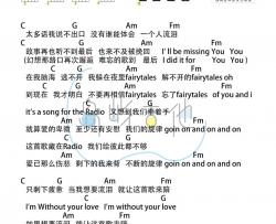 刘宪华《Radio》吉他谱(C调)-Guitar Music Score
