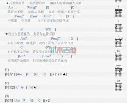 空白格_吉他谱_蔡健雅