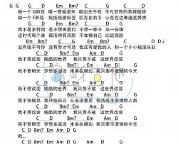 八三夭《我不想改变世界 我只想不被世界改变》吉他谱(G调)-Guitar Music Score