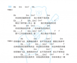 飞鸟和蝉吉他谱_B调简版和弦谱_任然