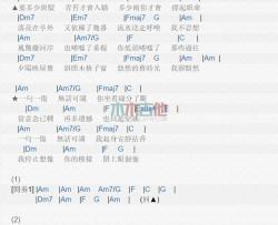 一句一伤_吉他谱_刘力扬