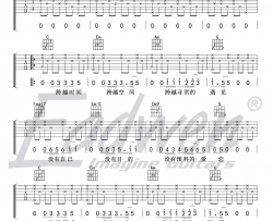 曾轶可《私奔》吉他谱(C调)-Guitar Music Score