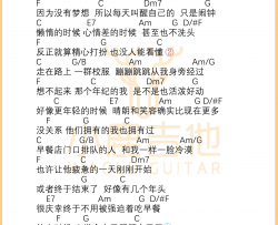 《于是没有洗头》吉他谱毛不易-C调指法编配-小鹿吉他