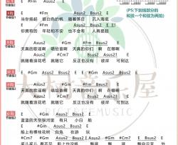 秦昊,王圣迪《白船》吉他谱(E调)-Guitar Music Score