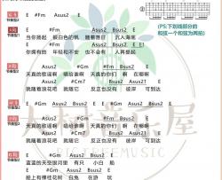 小白船吉他谱_秦昊/王圣迪_《白船》E调弹唱谱