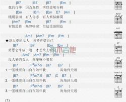 没人爱的女人_吉他谱_孙淑媚