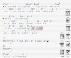 谁说_吉他谱_黄小琥