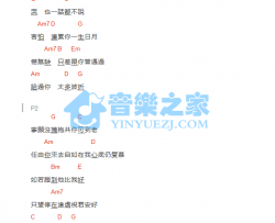 祝君好吉他谱 C调和弦谱_音乐之家编配_张智霖