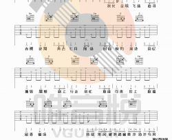 七月上吉他谱 Jam阿敬 G调 简单版 完整版
