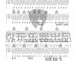 《演员》薛之谦（纵玩版）|吉他谱|图片谱|高清|薛之谦