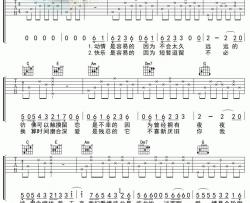 停格吉他谱-蔡健雅停格六线谱(高清版)