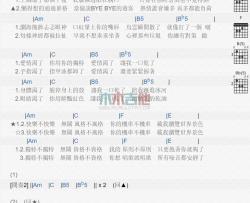 张惠妹《渴了》吉他谱-Guitar Music Score