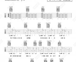 平凡的一天吉他谱_毛不易_G调原版六线谱_吉他弹唱教学