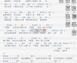 谢金燕《月弯弯》吉他谱-Guitar Music Score