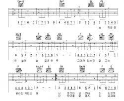 郑容和《因为想念》吉他谱-Guitar Music Score