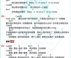 永彬Ryan《没有理由》吉他谱