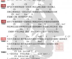 梦伴吉他谱 C调和弦谱_大树音乐编配_李悦君