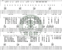 沙漠骆驼吉他谱 C调标准版 高清弹唱谱