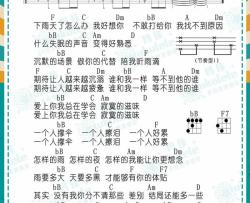 下雨天_尤克里里谱_南拳妈妈
