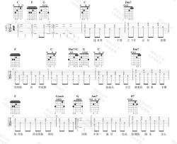 群星《手牵手》吉他谱(C调)-Guitar Music Score
