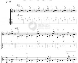 Game Of Thrones指弹谱_《权力的游戏》主题曲_吉他视频演示
