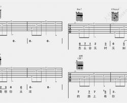 梅艳芳《亲密爱人》吉他谱(B调)-Guitar Music Score