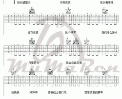抬头望望天吉他谱_顾海滨《四驱兄弟》主题曲_C调