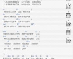 林俊杰《进阶》吉他谱(Em调)-Guitar Music Score