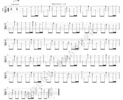 花海指弹谱 周杰伦 前奏吉他独奏谱 指弹演示视频