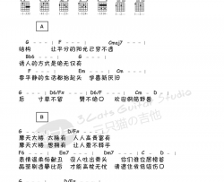 摩天大楼吉他谱_薛之谦_《摩天大楼》G调弹唱谱