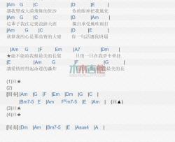 庞龙《长发》吉他谱-Guitar Music Score