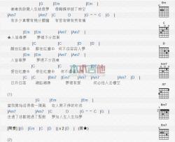 人生如梦_吉他谱_巫启贤