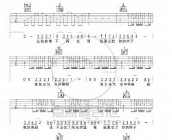 像鱼吉他谱 G调高清版-点点糖吉他编配-王贰浪