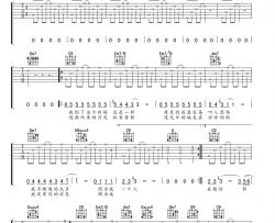 张震岳《爱我别走》吉他谱-Guitar Music Score