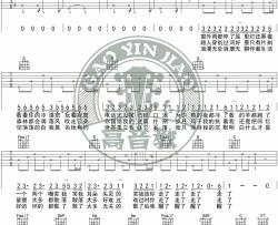 《走马》吉他谱_陈粒_C调原版弹唱六线谱