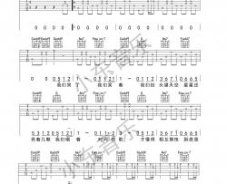 李玉刚《刚好遇见你》吉他谱-Guitar Music Score
