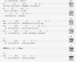 这一生我只牵你的手_吉他谱_张宇