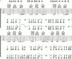 喜悦吉他谱_许巍_F调六线谱_《喜悦》吉他弹唱谱