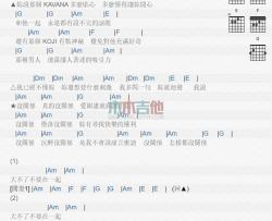 没关系_吉他谱_张宇