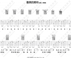 最美的期待吉他谱-男生版-周笔畅-吉他弹唱示范视频
