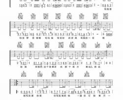 麦田吉他谱-蓝心羽-《麦田》G调原版弹唱六线谱-高清图片谱
