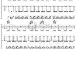 痛苦的信仰《公路之歌》吉他谱 C调弹唱六线谱