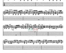 周杰伦《七里香 指弹 》吉他谱-Guitar Music Score