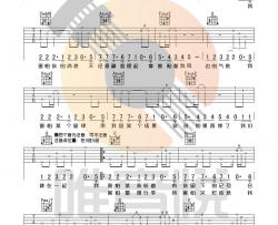 薛之谦-我害怕-吉他谱 Guitar Music Score