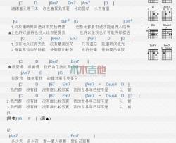 很爱过_吉他谱_丁当